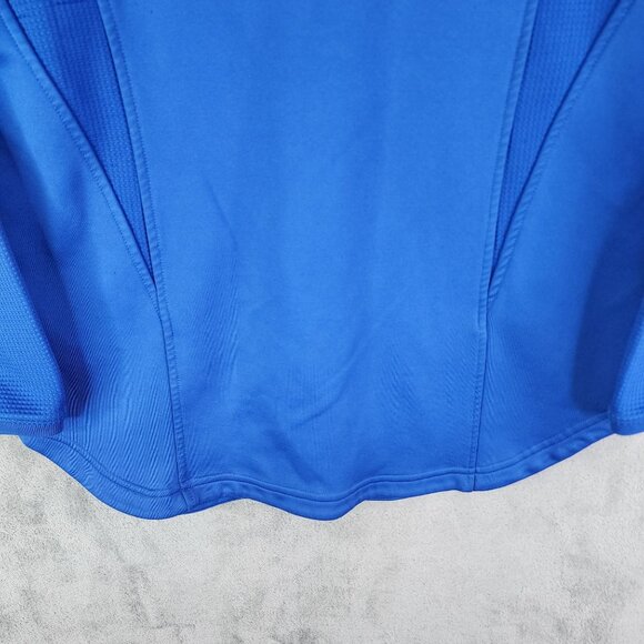 Mens Majestic Blue Pullover Shirt Crew Neck Long Sleeve Size S - Picture 3 of 12